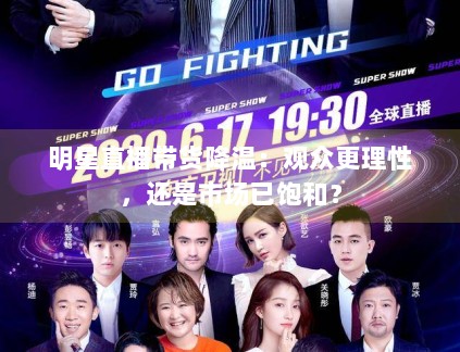 明星直播带货降温：观众更理性，还是市场已饱和？